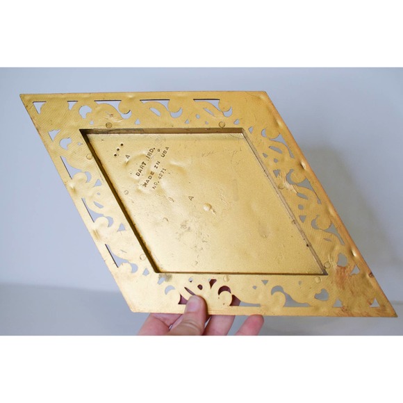 Vintage Wall Decoration, Dart Industries, Diamond Shaped Violin Art - Picture 6 of 7